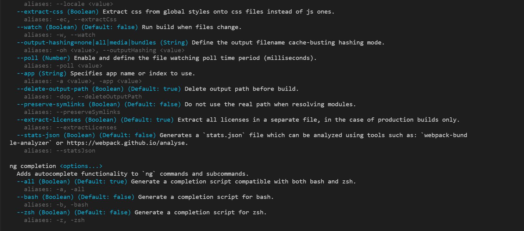 ng-cli