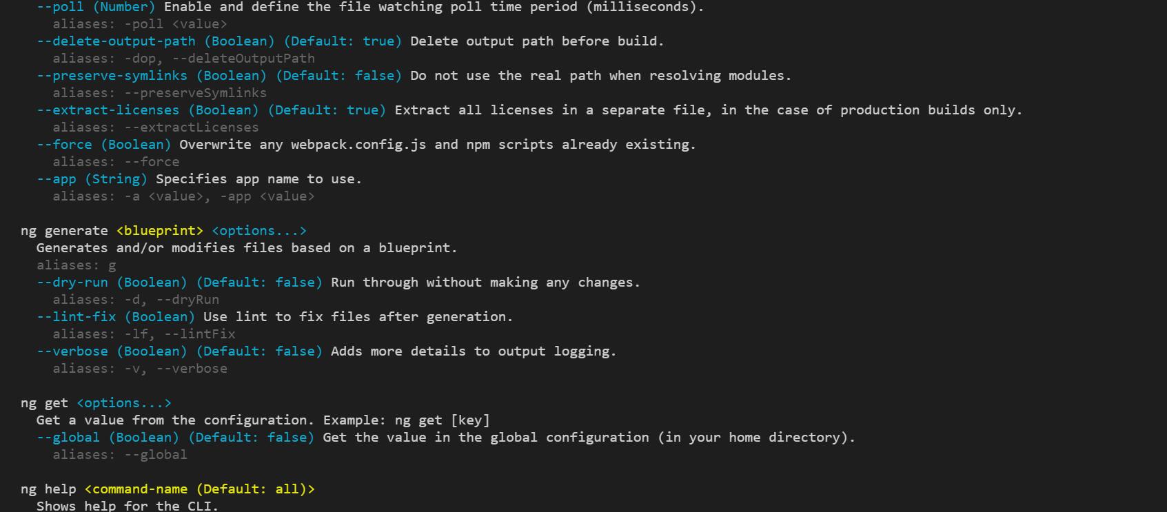 ng-cli